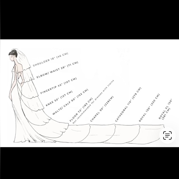 Mantilla Lace Wedding Veil - Picture 10 of 10